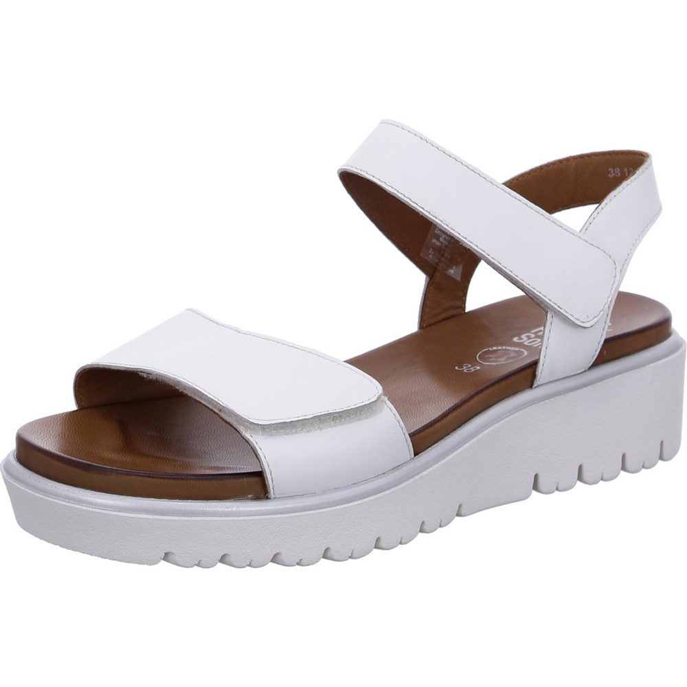 Sandales ARA Bilbao Blanche Femme | KQK-09737053