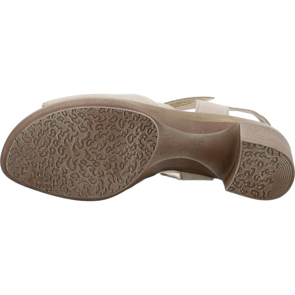 Sandales ARA Lugano Beige Femme | YWN-31015983