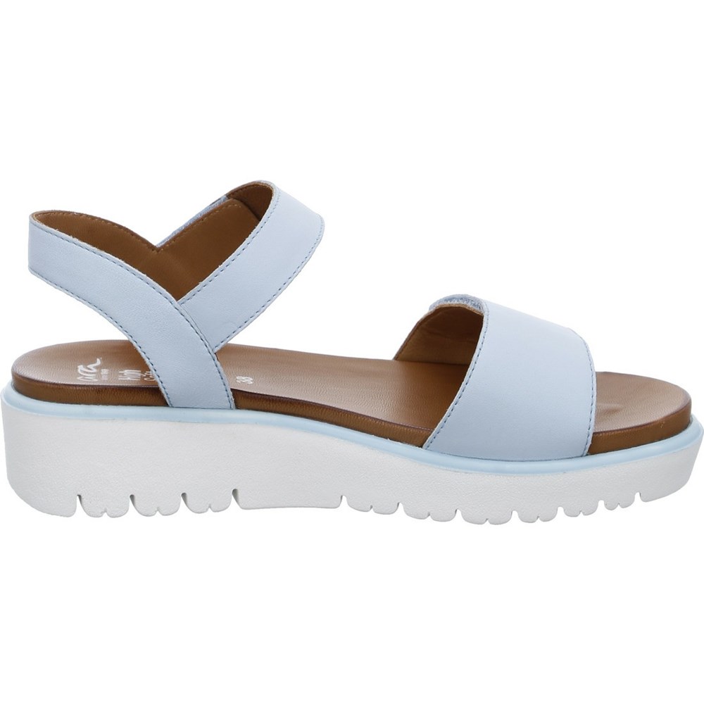 Sandales ARA Bilbao aqua Bleu Femme | RZM-53480243