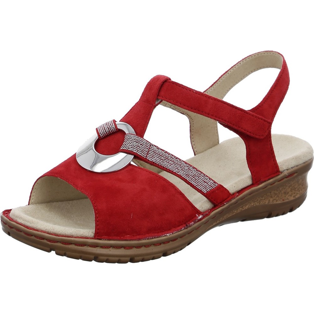 Sandales ARA Hawaii flame Rouge Femme | PXB-04944257