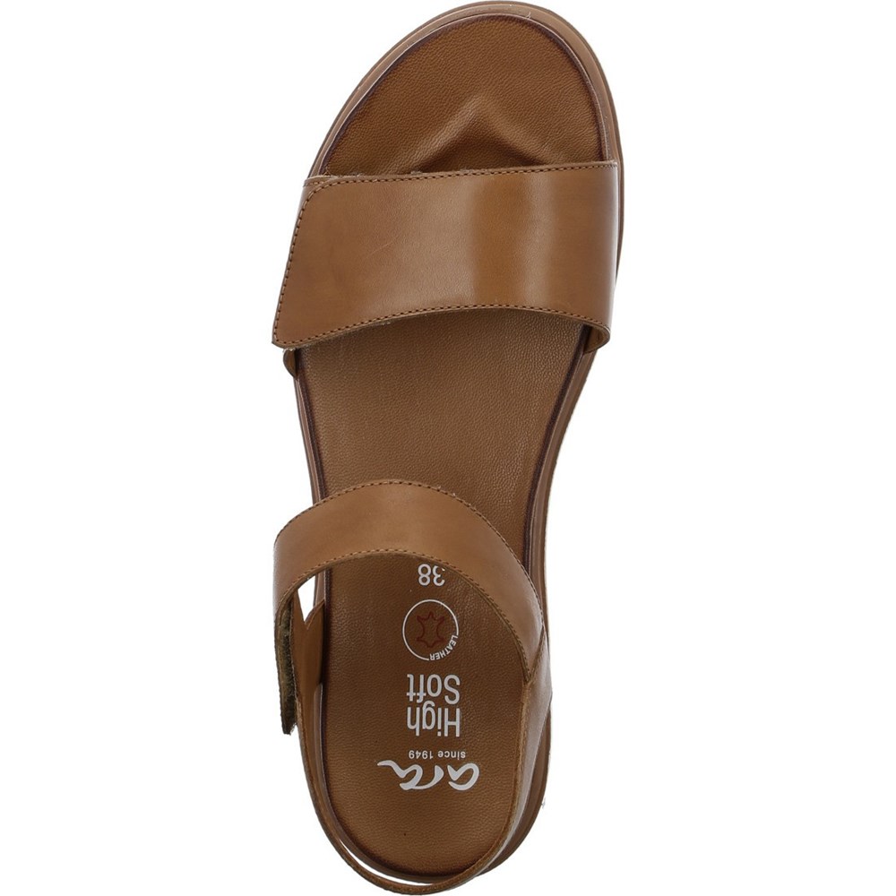 Sandales ARA Bilbao cognac Marron Femme | TBS-50114074