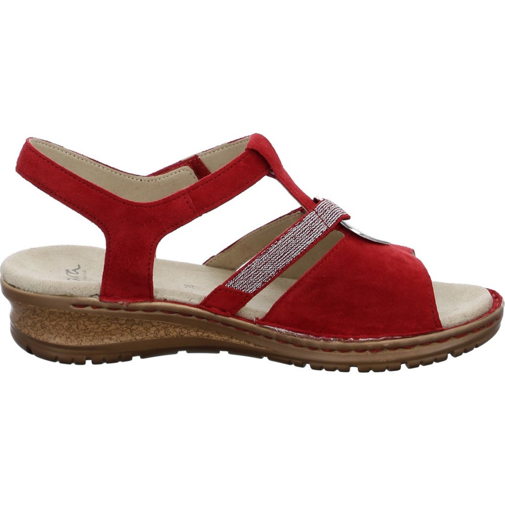 Sandales ARA Hawaii flame Rouge Femme | PXB-04944257