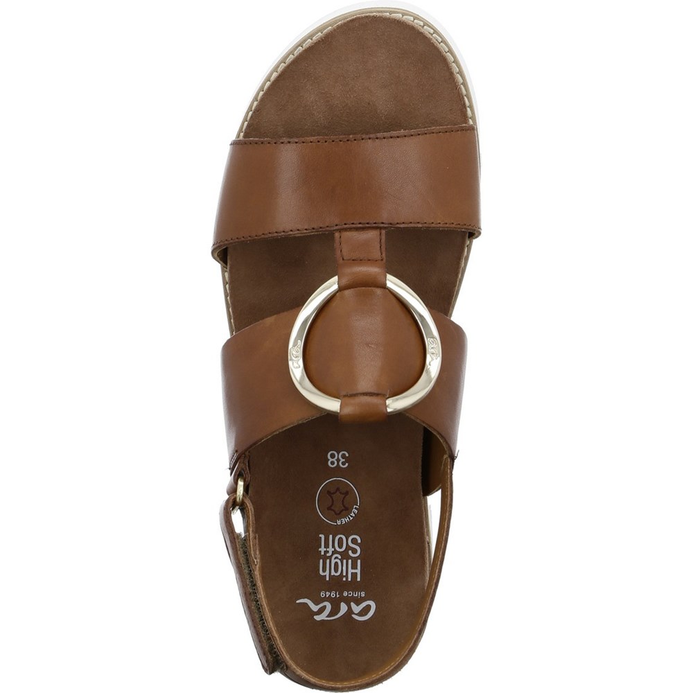 Sandales ARA Florenz cognac Marron Femme | PZP-96624980