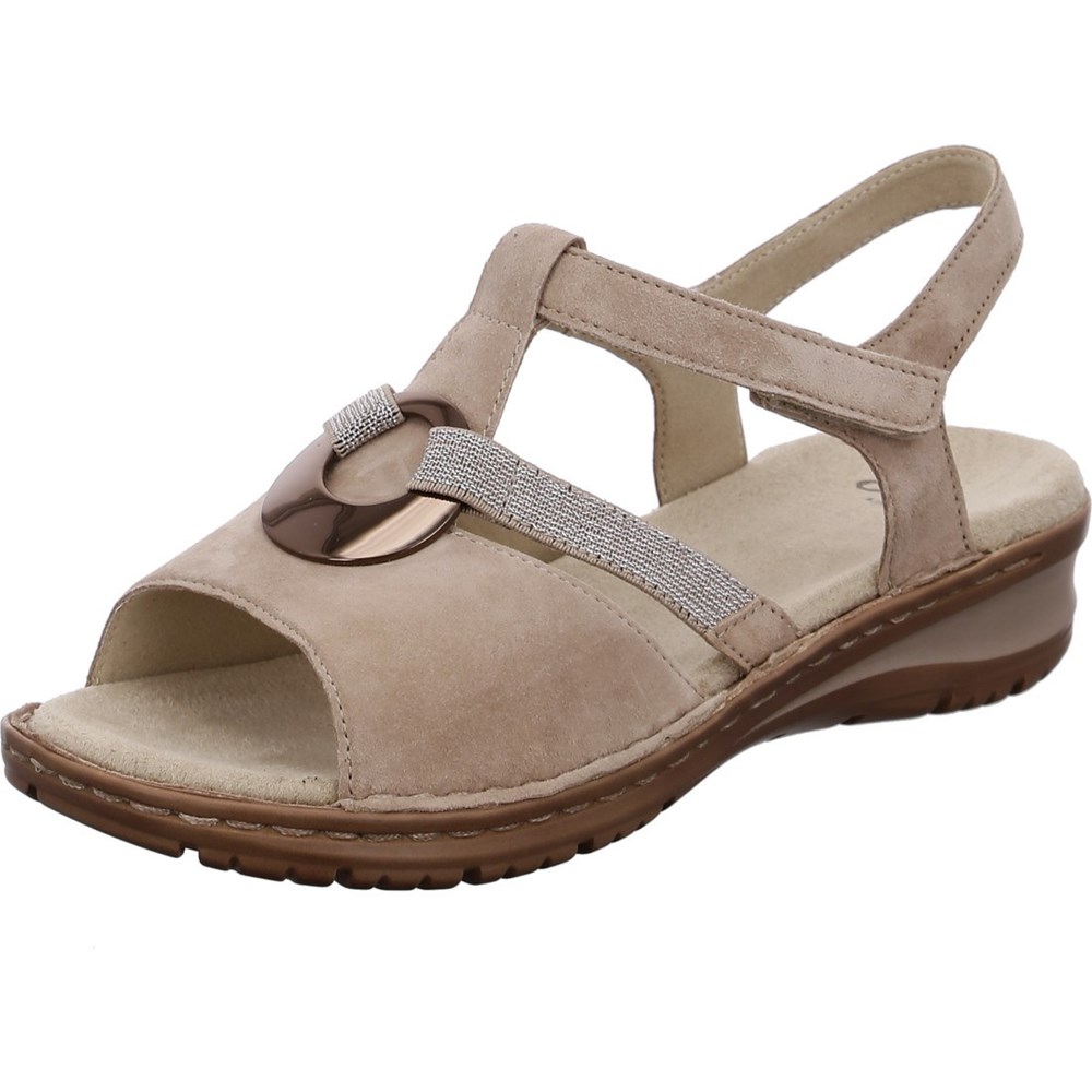 Sandales ARA Hawaii Beige Femme | RKI-16890296