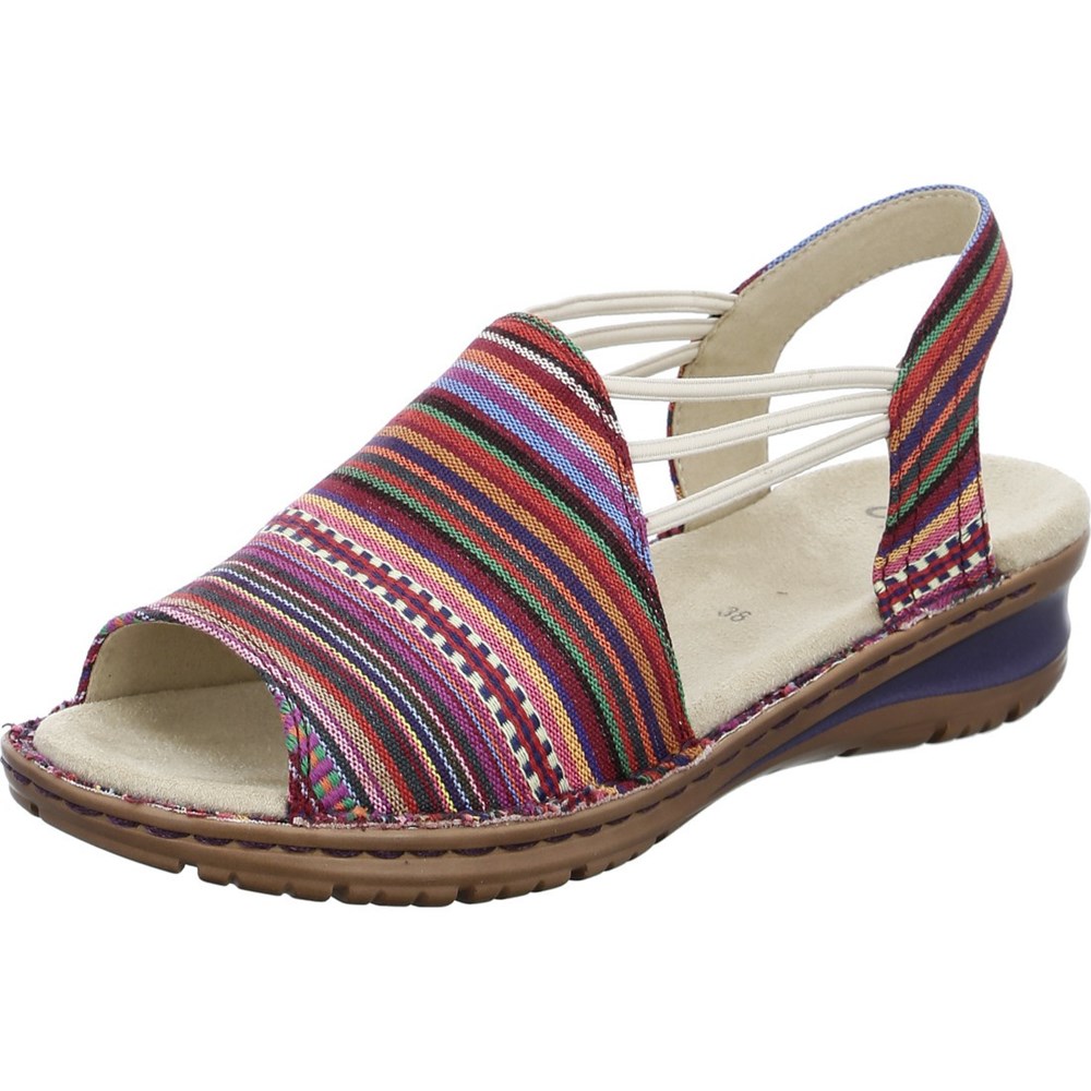 Sandales ARA Hawaii multi Blanche Femme | ZMI-73089198