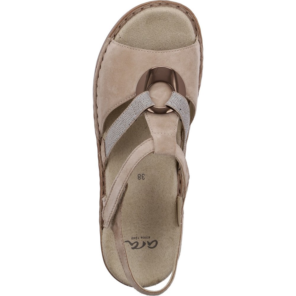 Sandales ARA Hawaii Beige Femme | RKI-16890296