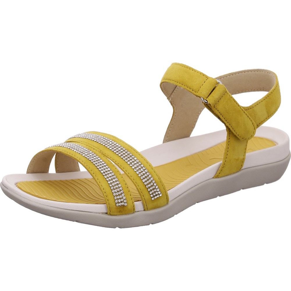 Sandales ARA Nepal sole Jaune Femme | IRV-80016531