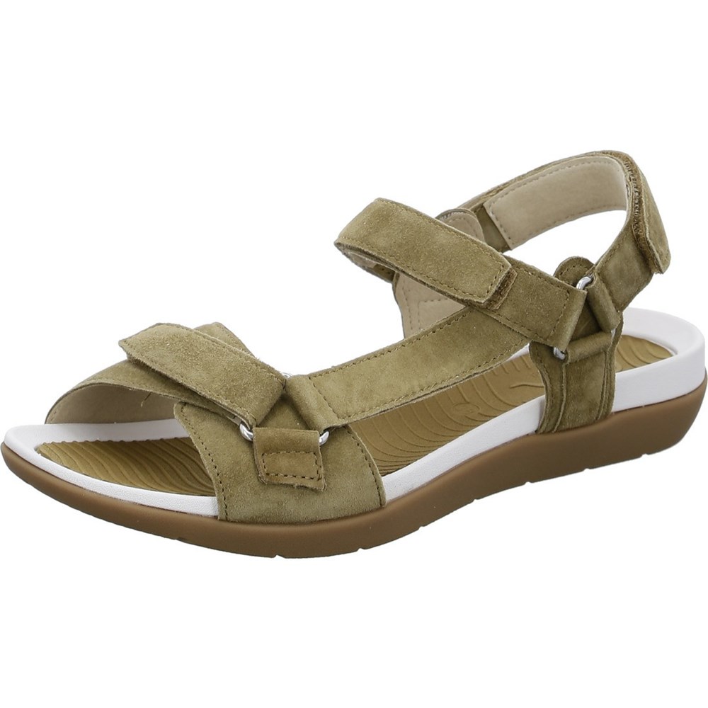 Sandales ARA Nepal Vert Femme | XTP-10786590