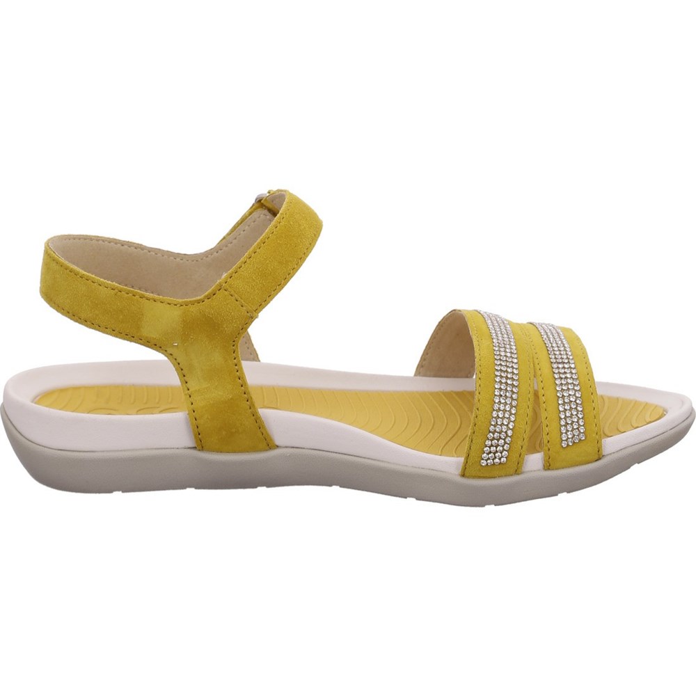 Sandales ARA Nepal sole Jaune Femme | IRV-80016531