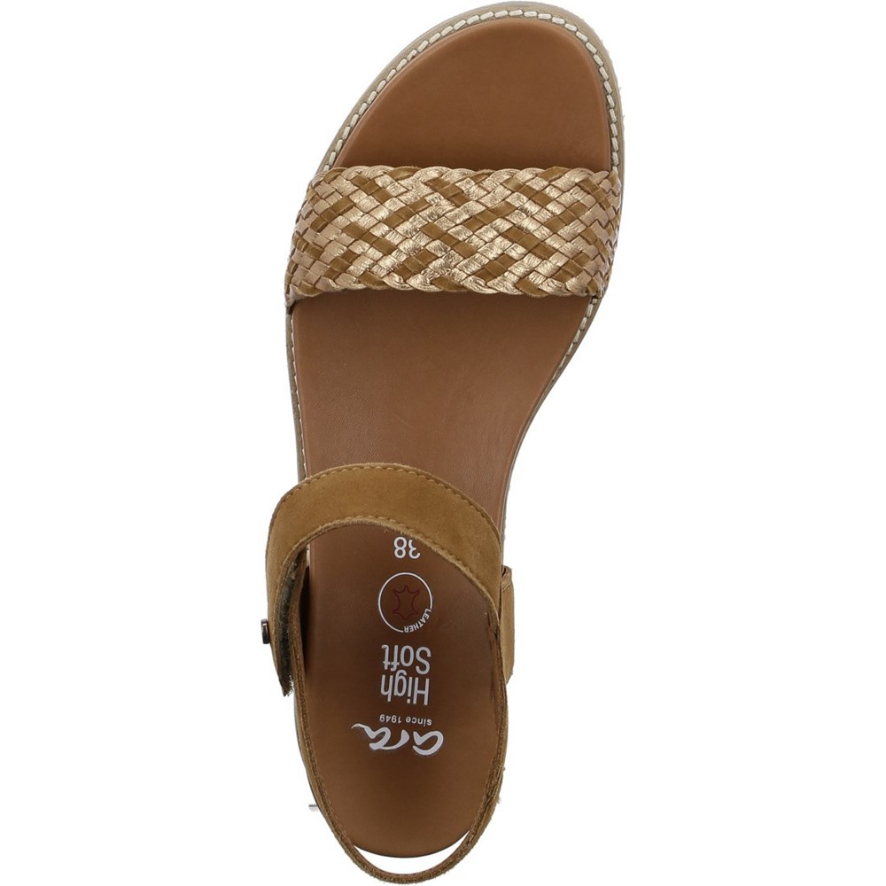 Sandales ARA Kos whisky Marron Femme | QYF-61935432