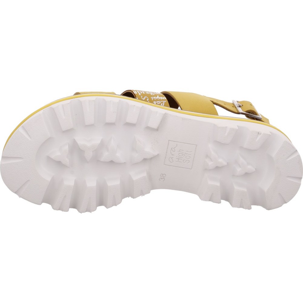 Sandales ARA Kopenhagen sole Jaune Femme | SGU-64142266