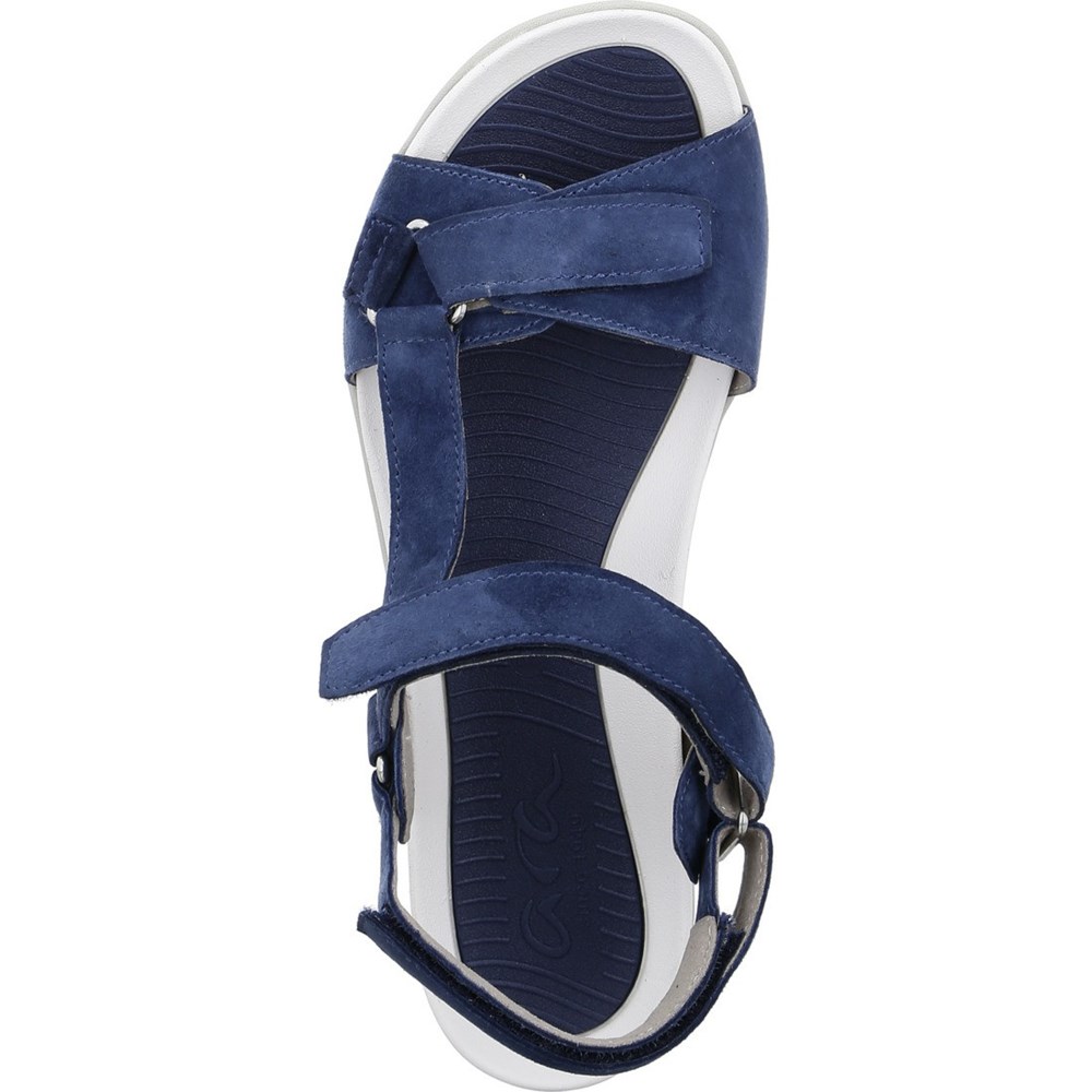 Sandales ARA Nepal Bleu Femme | QEW-12589406