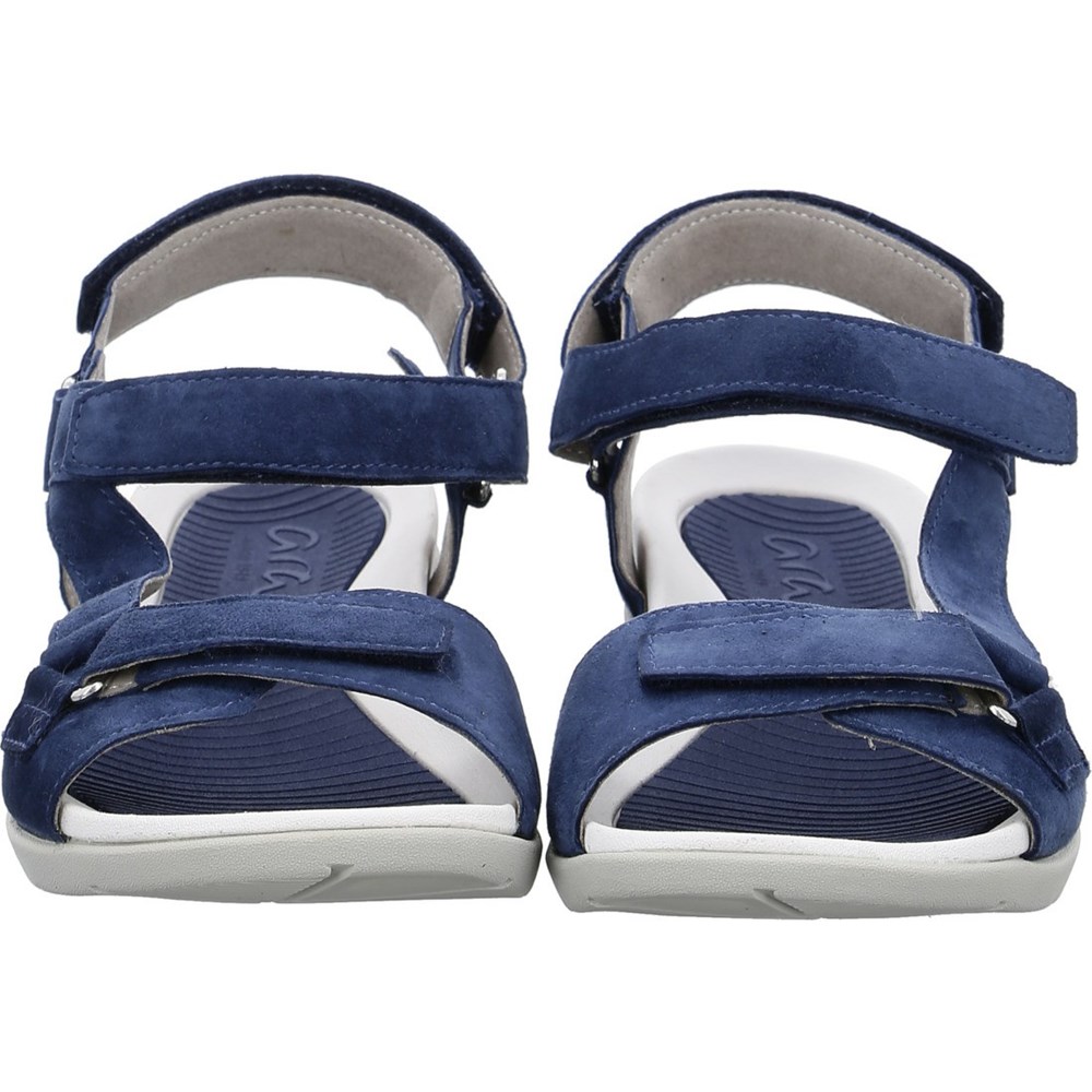 Sandales ARA Nepal Bleu Femme | QEW-12589406