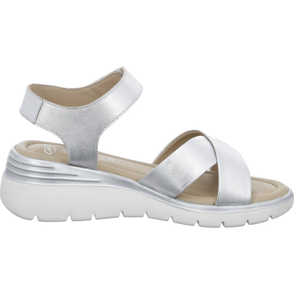 Sandales ARA Rimini Grise Femme | MZO-28517832