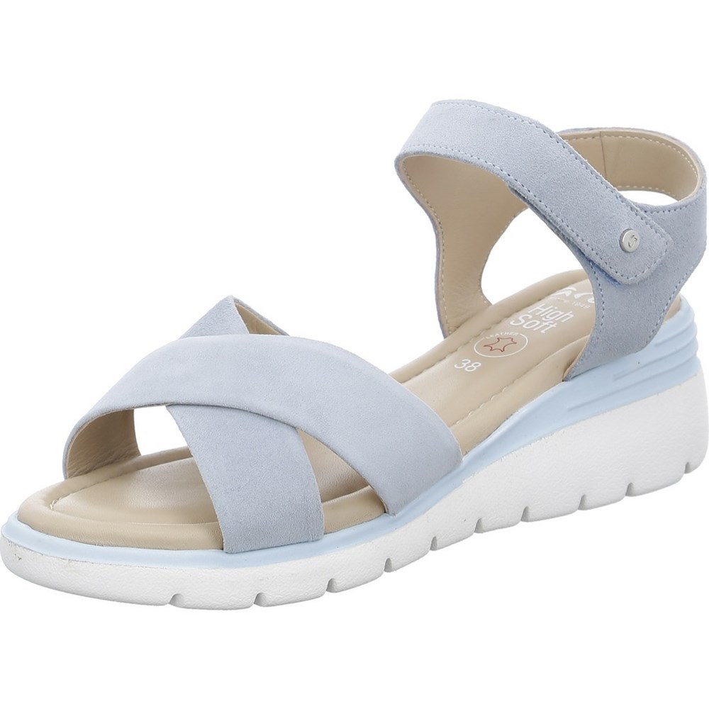 Sandales ARA Rimini aqua Bleu Femme | QHY-31053743