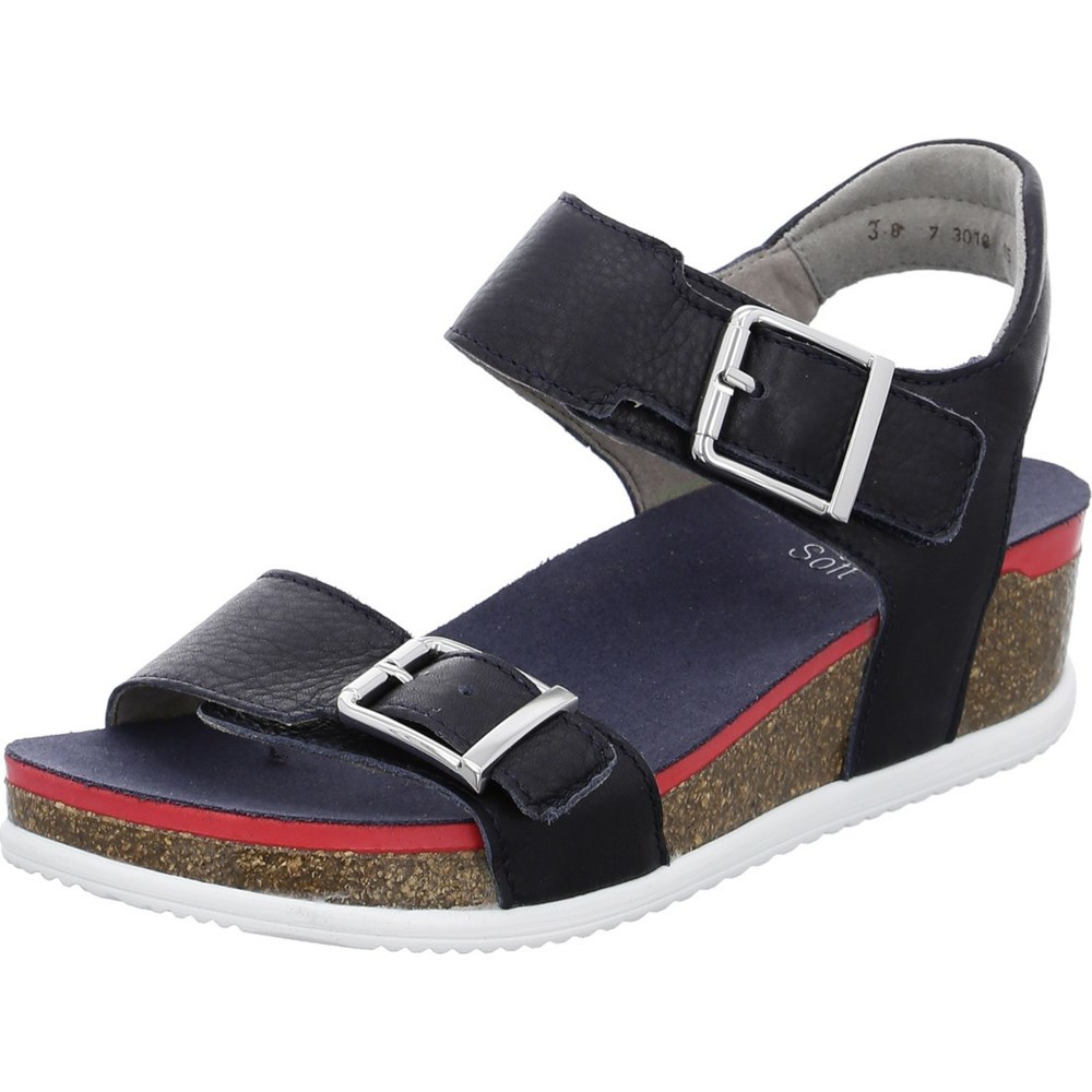 Sandales ARA Norderney Bleu Femme | LCK-90642784