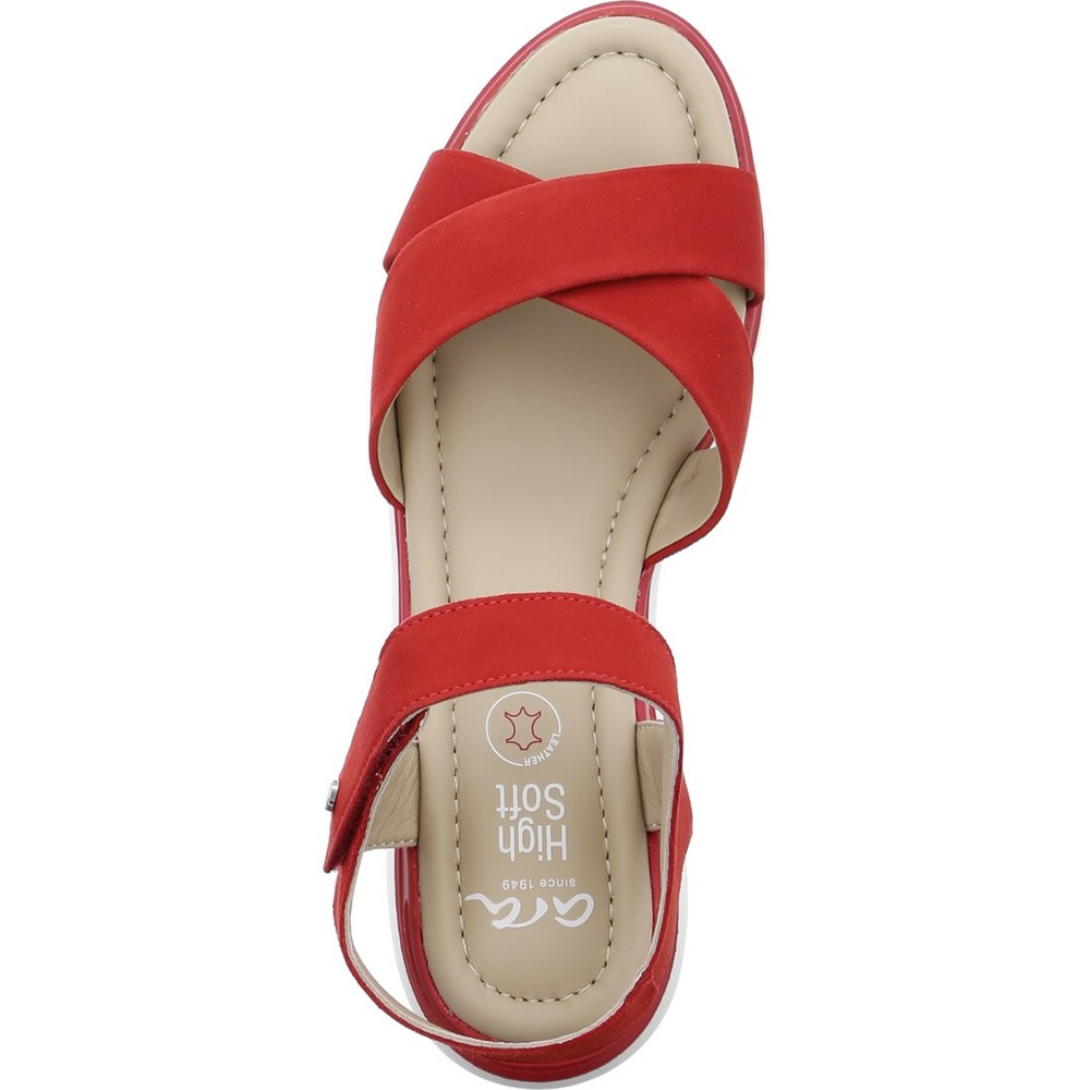 Sandales ARA Rimini Rouge Femme | KBF-57292623