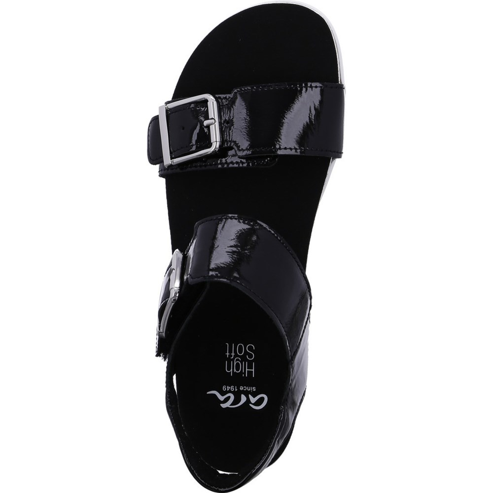 Sandales ARA Norderney Noir Femme | MKU-32593467