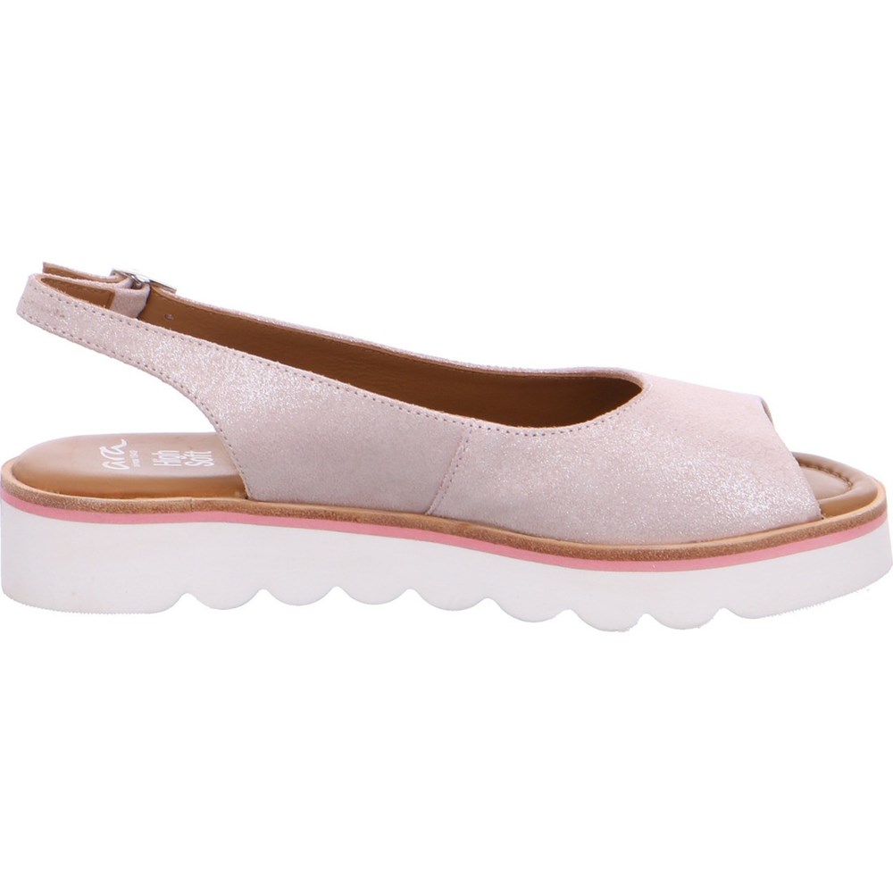 Sandales ARA GenuaGold Blanche Femme | PYT-81407004