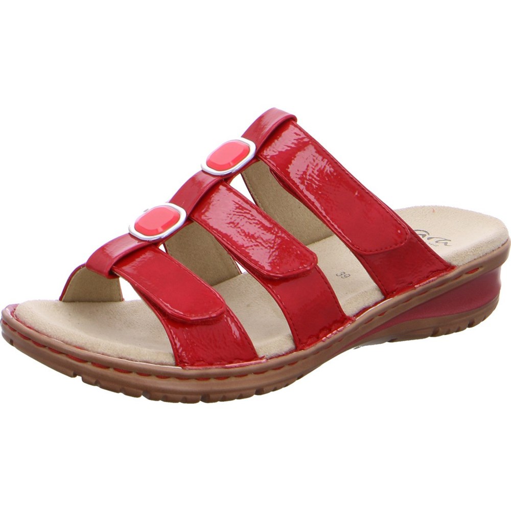 Mules ARA Mules Hawaii Rouge Femme | FCT-49982620