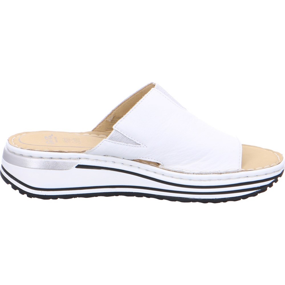 Mules ARA Mules Sapporo Blanche Femme | LTJ-59071461