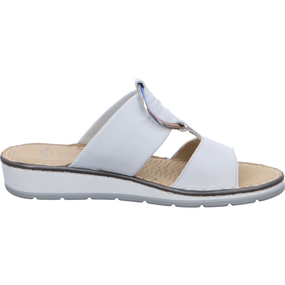 Mules ARA Mules Positano nebbia Blanche Femme | SGY-32223247