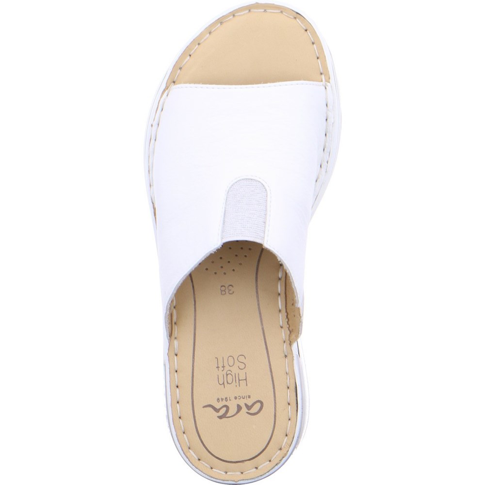 Mules ARA Mules Sapporo Blanche Femme | LTJ-59071461