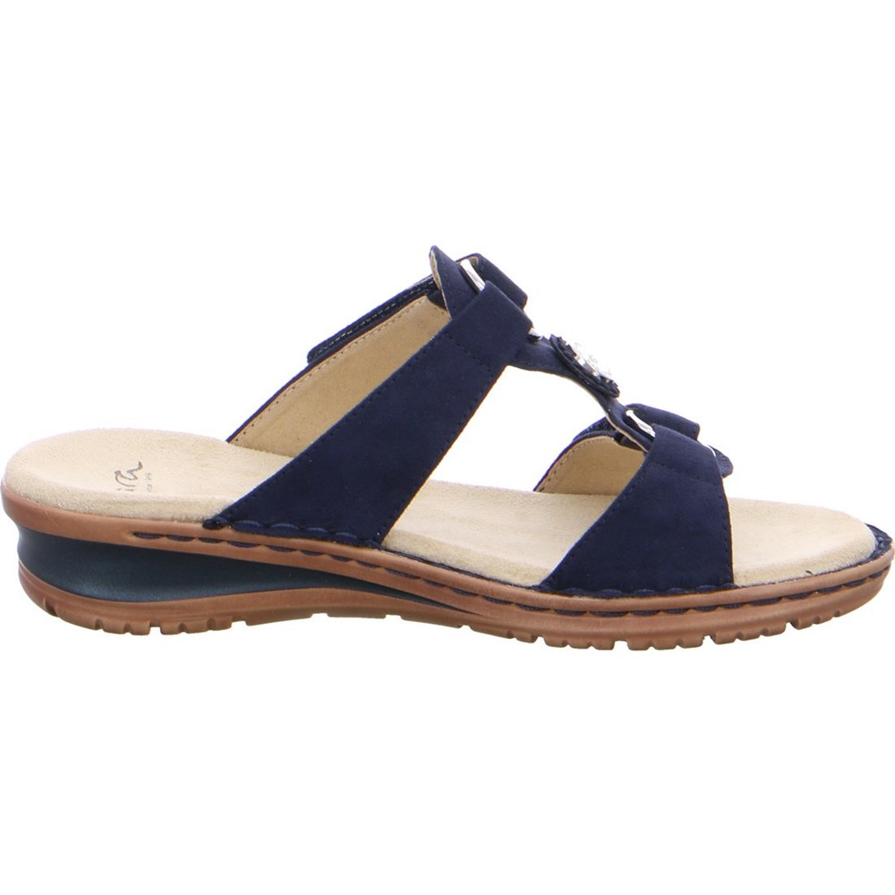 Mules ARA Mules Hawaii Bleu Femme | OPZ-53704317