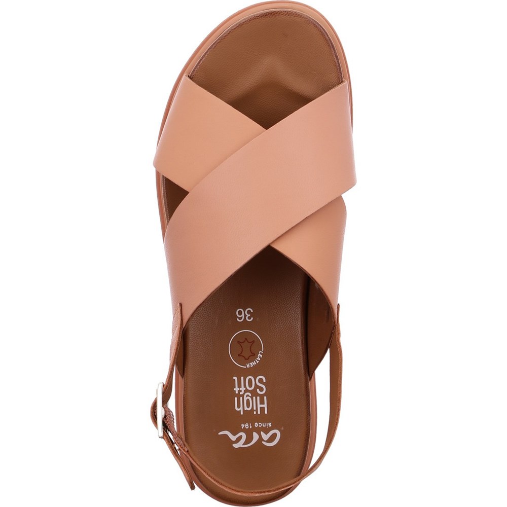 Sandales ARA Bilbao peach Rouge Femme | PME-76203768