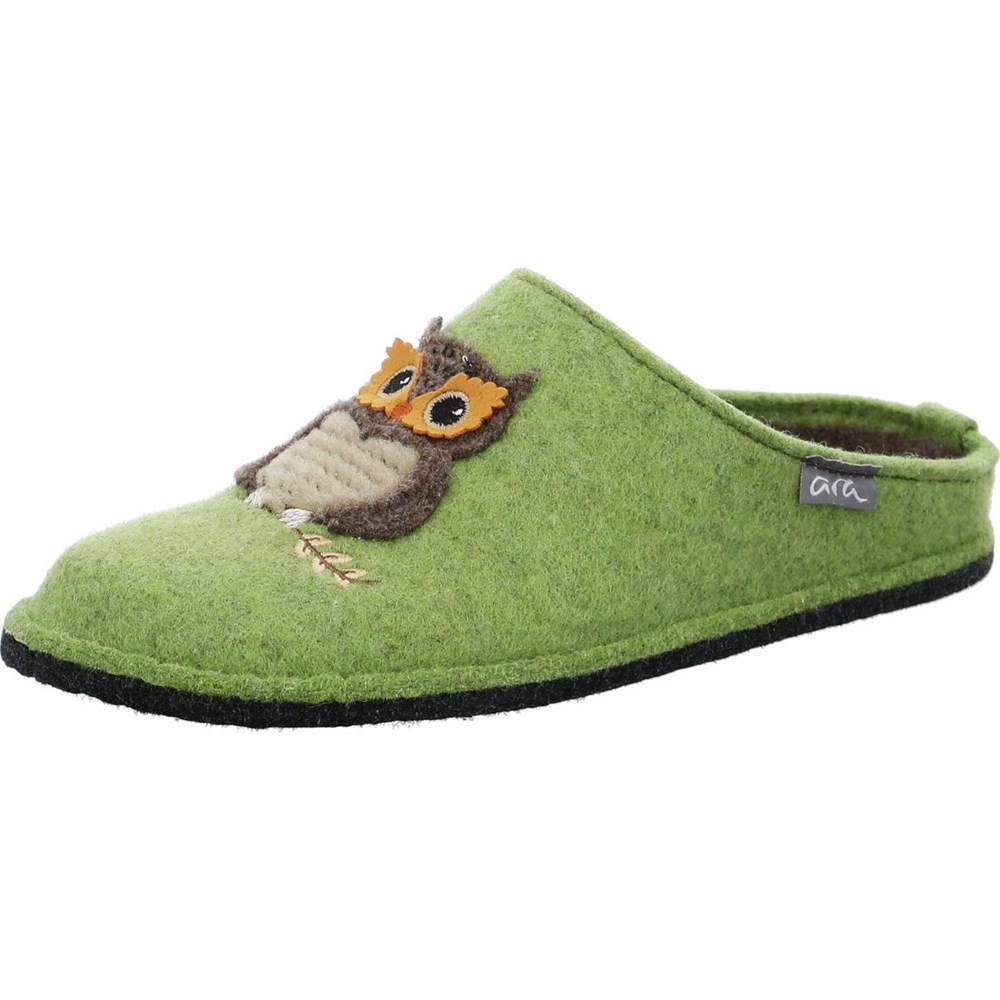 Chaussons ARA Cosy Vert Femme | RPZ-43754413