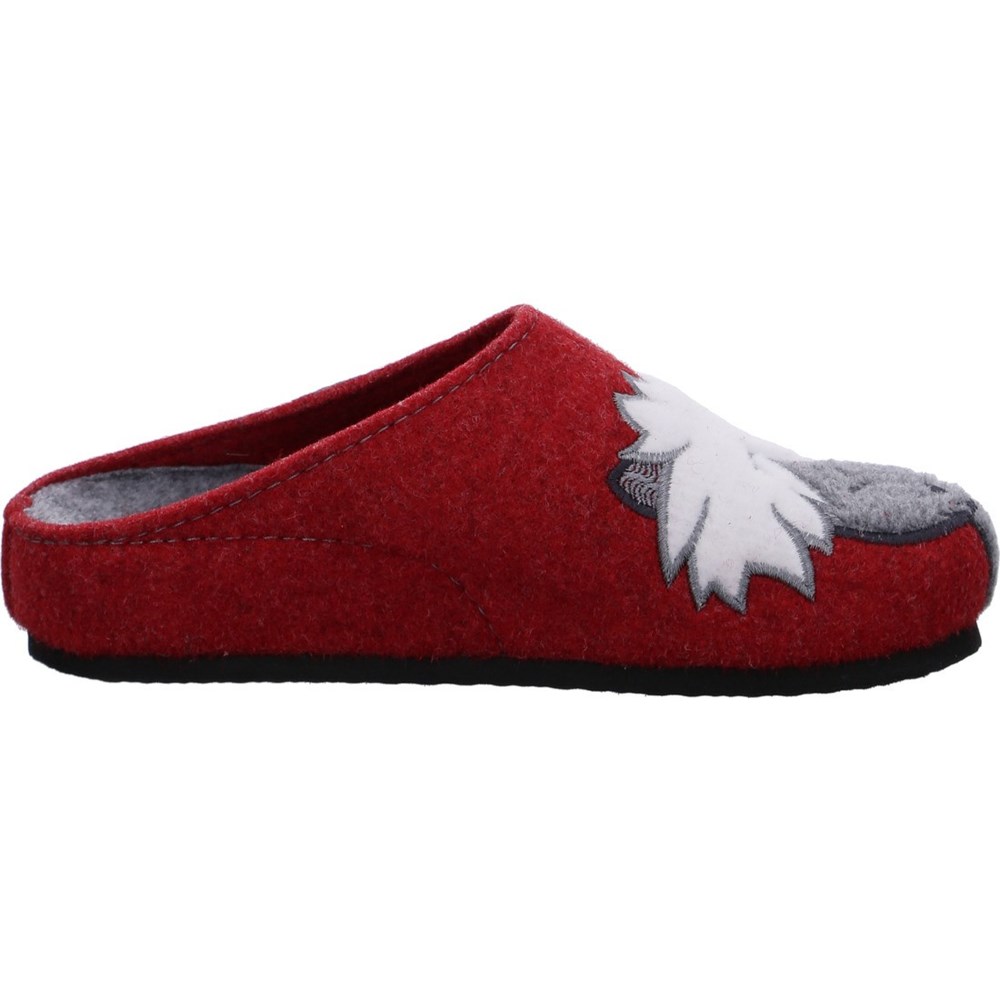 Chaussons ARA Cosy Rouge Femme | ICX-72026855