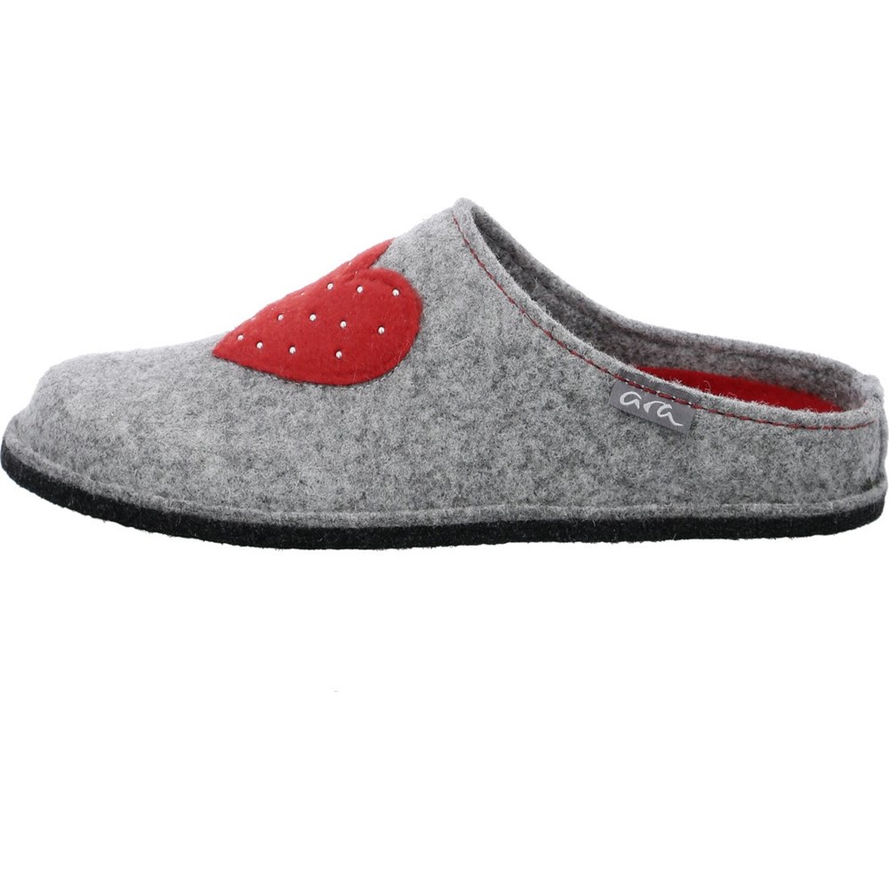 Chaussons ARA Cosy Grise Femme | HUJ-38477463