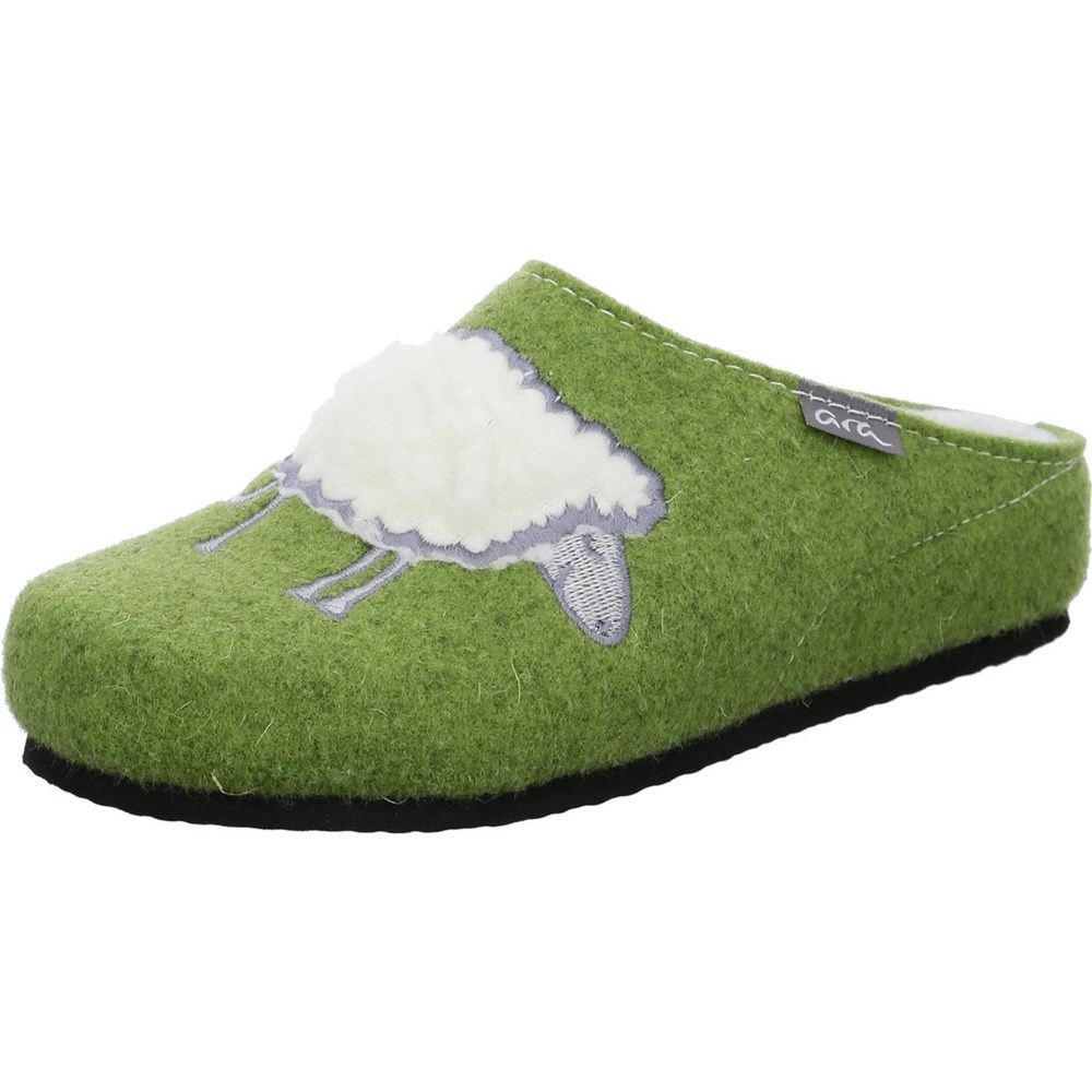 Chaussons ARA Cosy Vert Femme | RJS-13520902