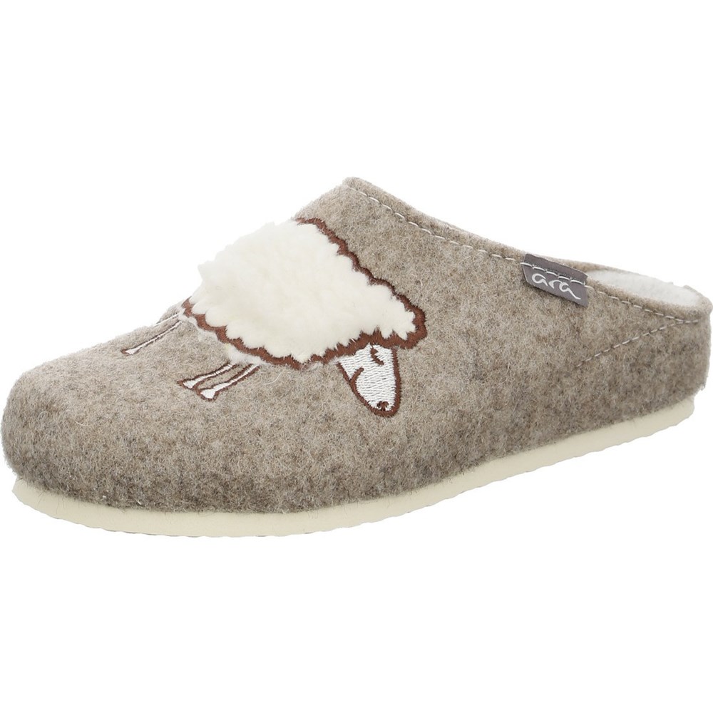 Chaussons ARA Cosy Beige Femme | XCX-67434511