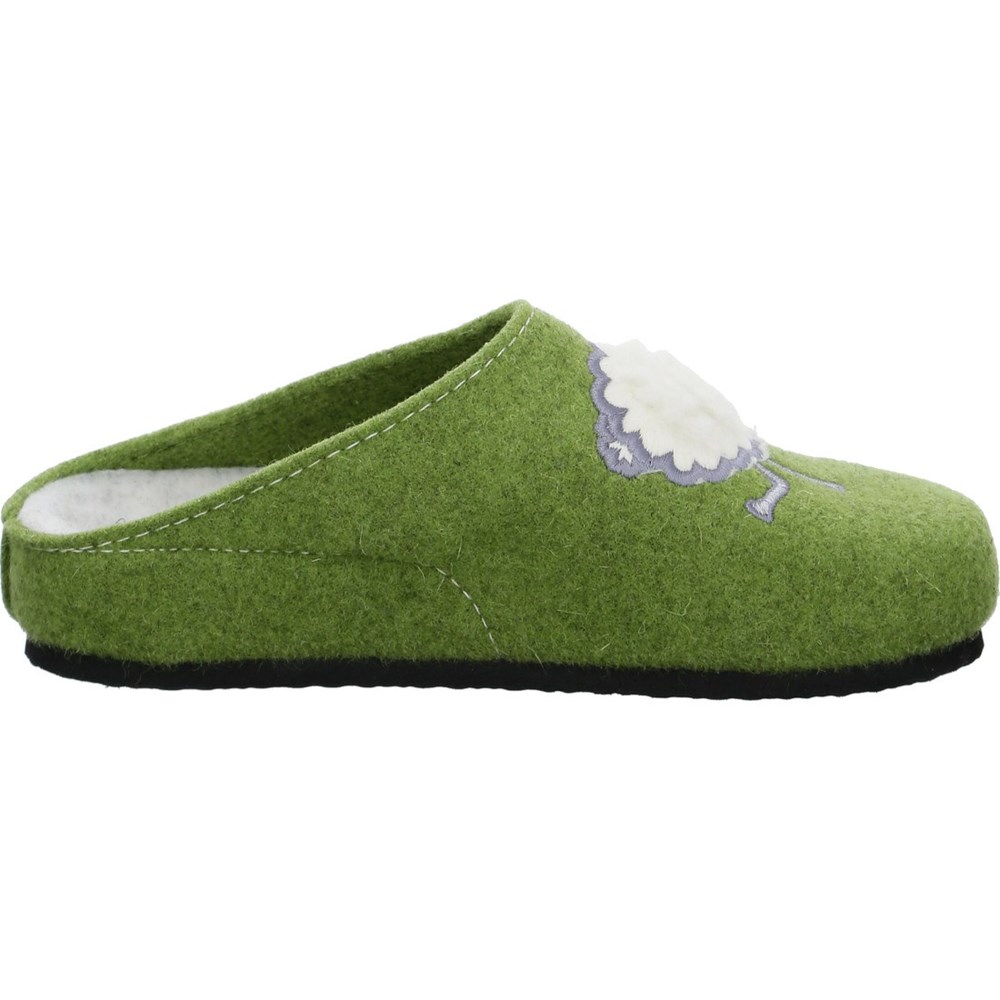 Chaussons ARA Cosy Vert Femme | RJS-13520902