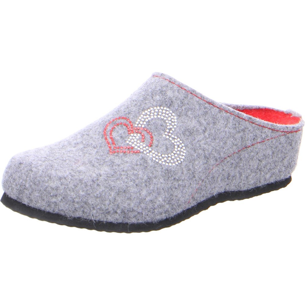 Chaussons ARA Cosy Grise Femme | YHH-96244725