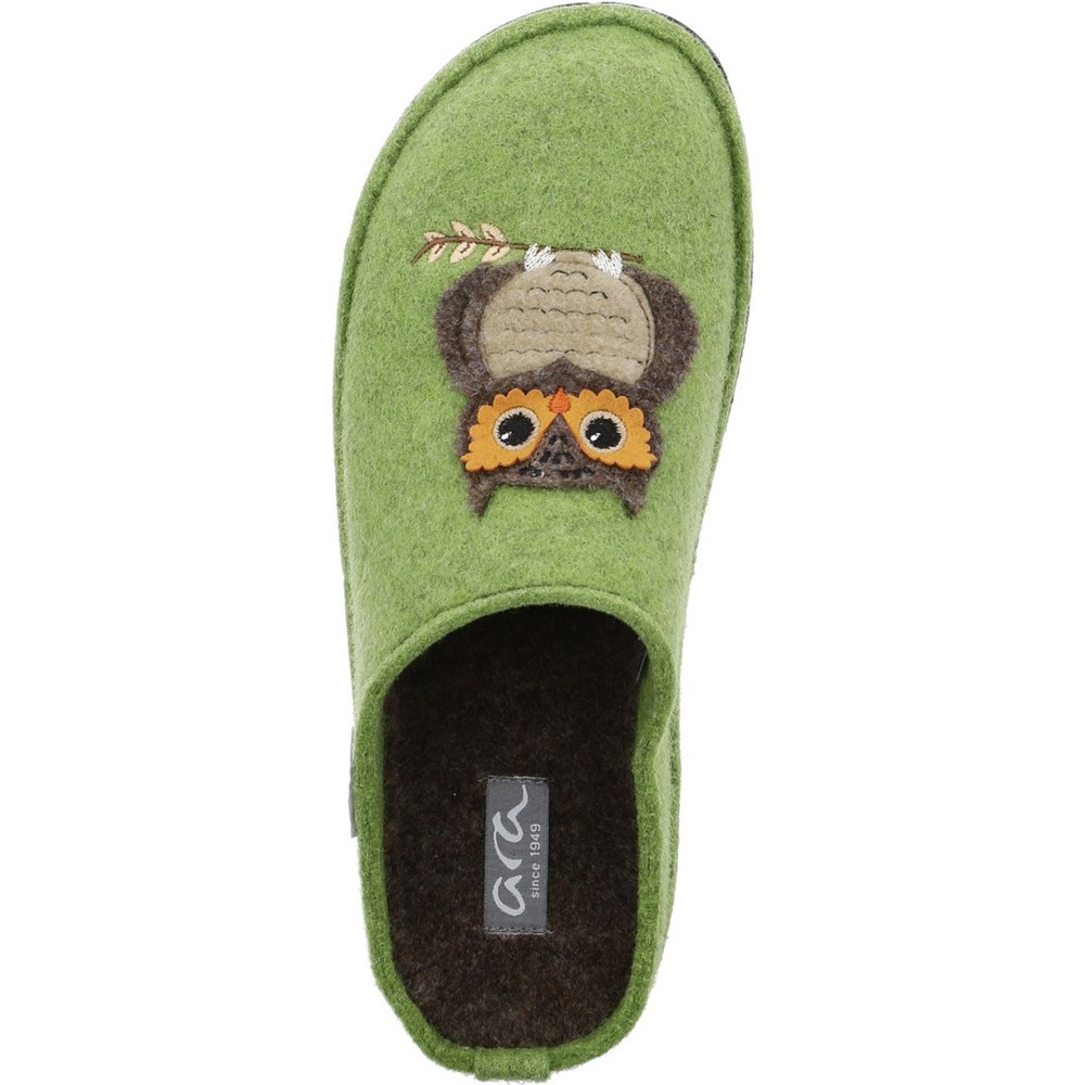 Chaussons ARA Cosy Vert Femme | RPZ-43754413