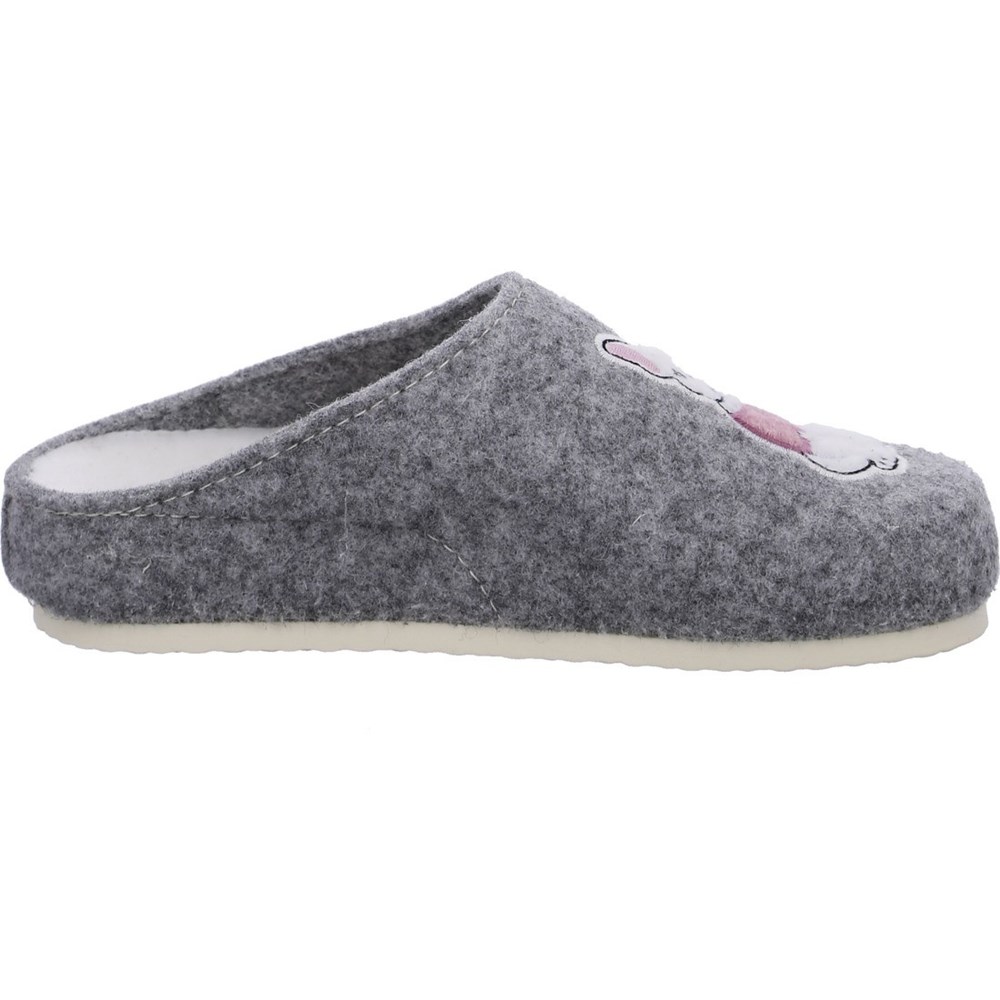 Chaussons ARA Cosy Grise Femme | GFM-09312876