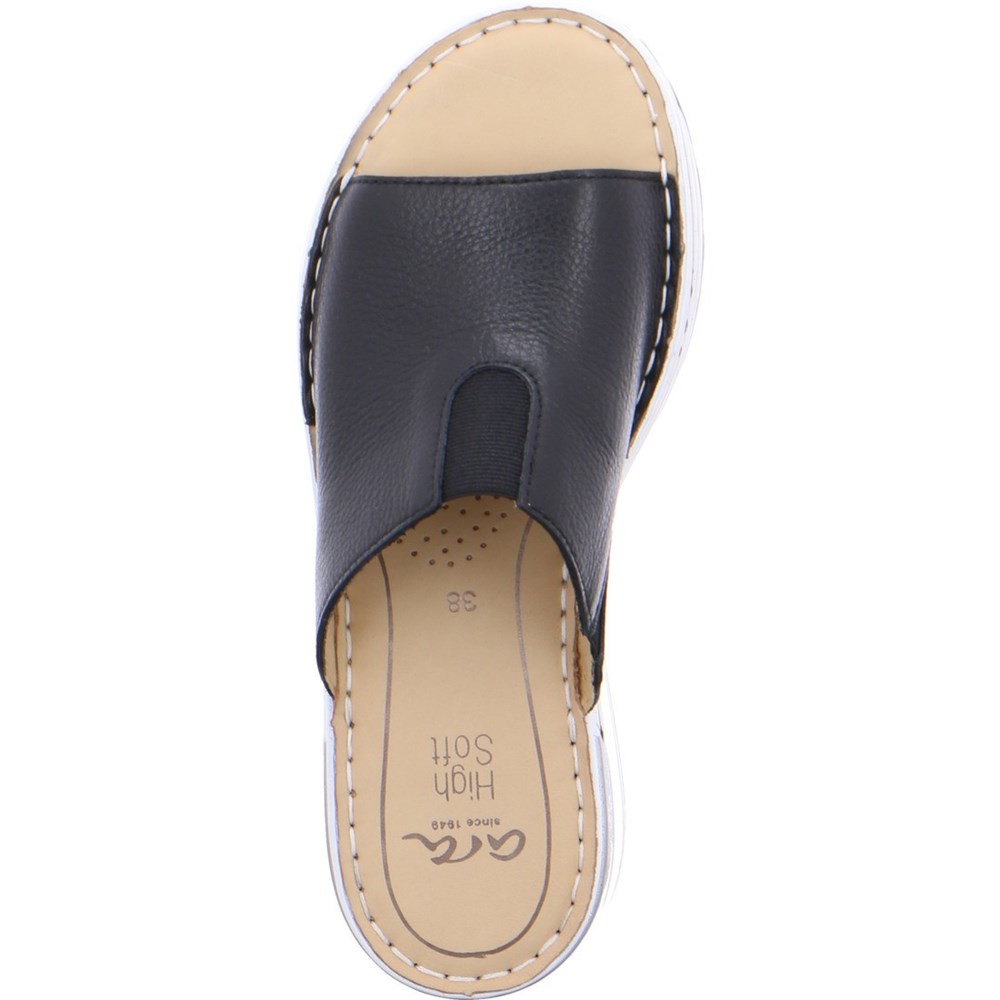 Mules ARA Mules Sapporo Noir Femme | JUO-19085292