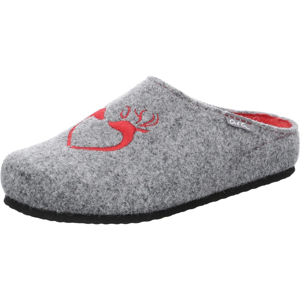 Chaussons ARA Cosy Grise Femme | PLP-93468004