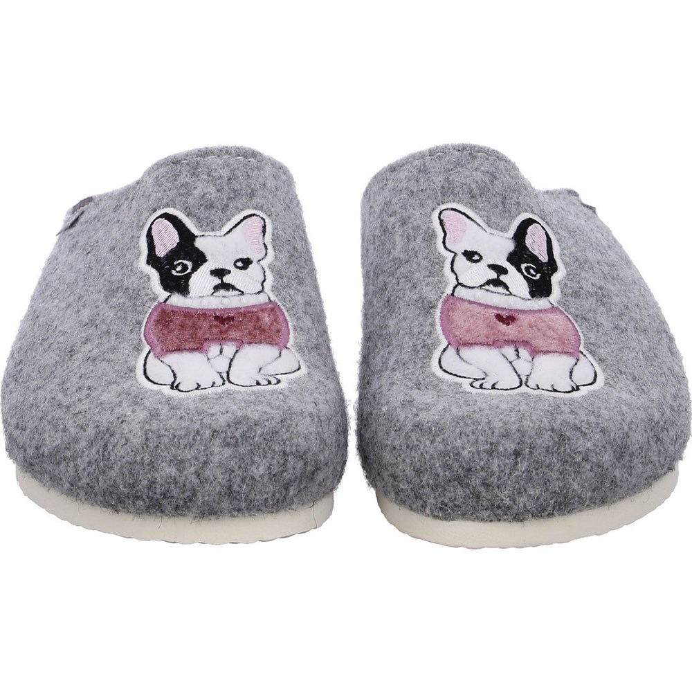 Chaussons ARA Cosy Grise Femme | GFM-09312876