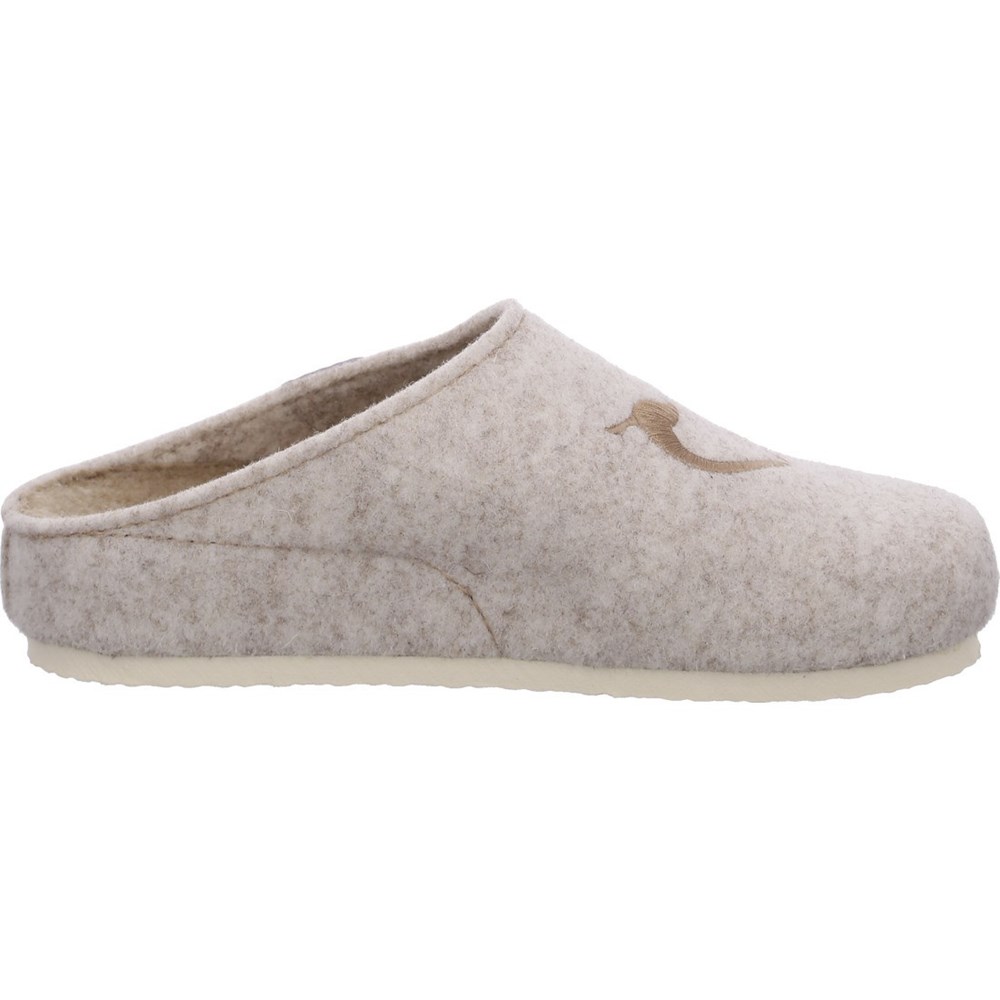 Chaussons ARA Cosy creme Blanche Femme | DOP-64241925