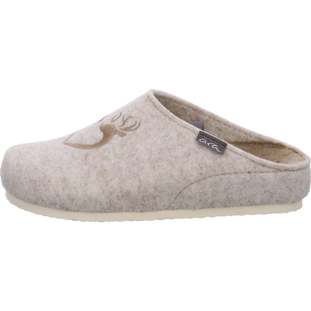 Chaussons ARA Cosy creme Blanche Femme | DOP-64241925