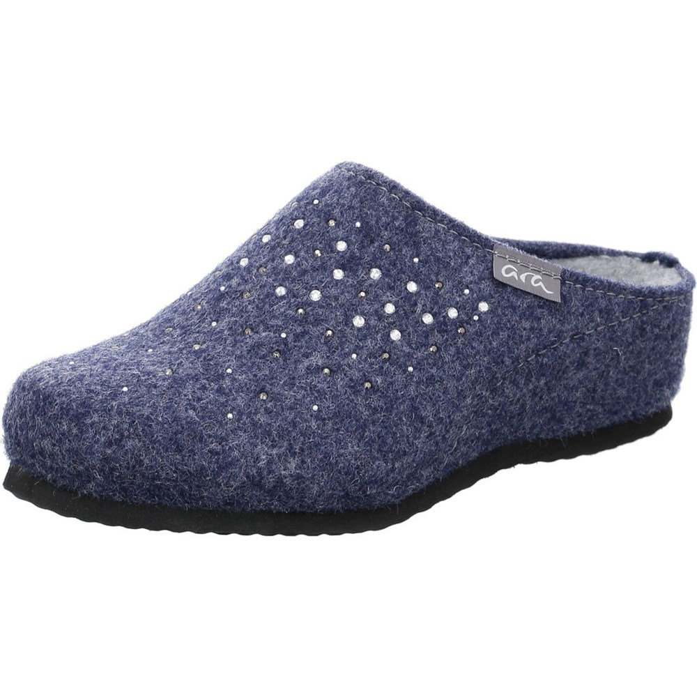 Chaussons ARA Cosy Bleu Femme | PTB-07163990