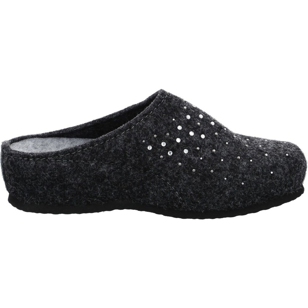 Chaussons ARA Cosy anthracite Grise Femme | ZAI-16374398