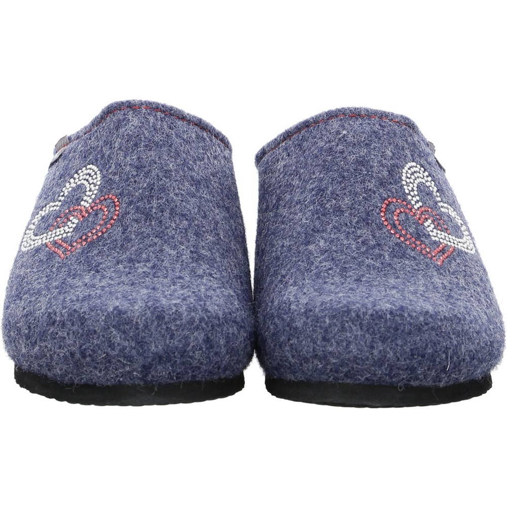 Chaussons ARA Cosy Bleu Femme | XNI-85815270