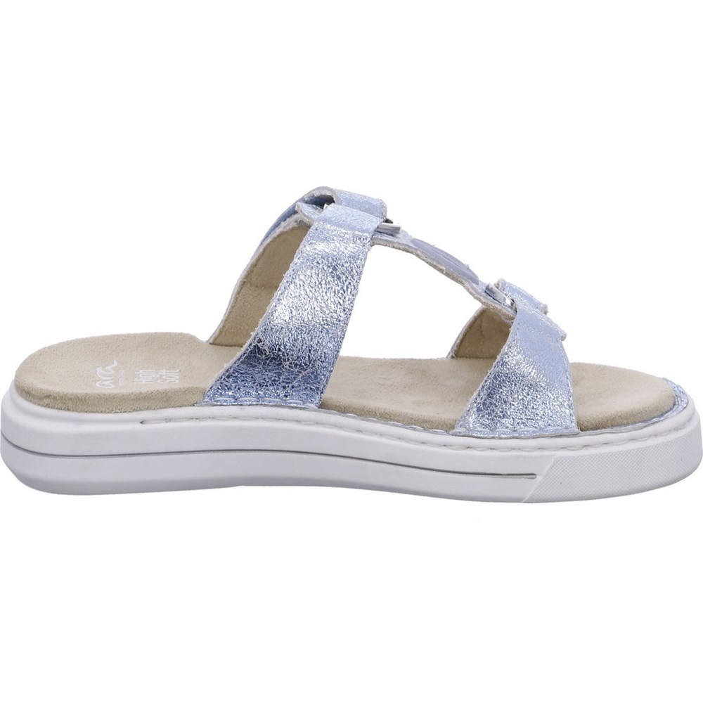 Mules ARA Mules Courtyard aqua Bleu Femme | GNW-50034556