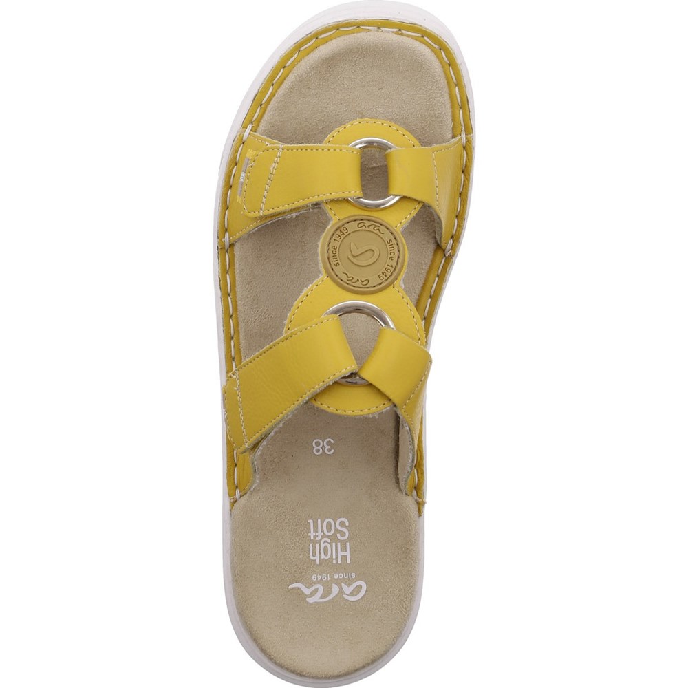 Mules ARA Mules Courtyard sole Jaune Femme | UPA-32778924