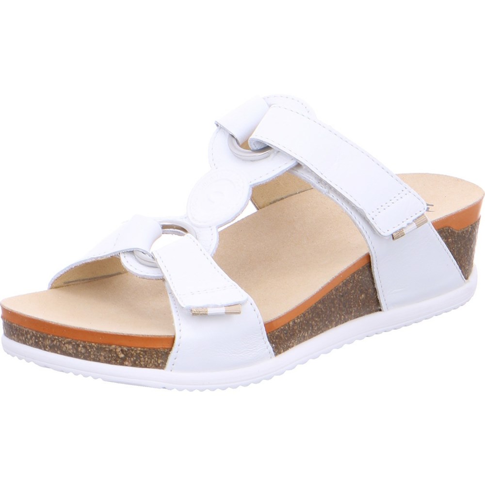 Mules ARA Mules Norderney Blanche Femme | QUX-17143767