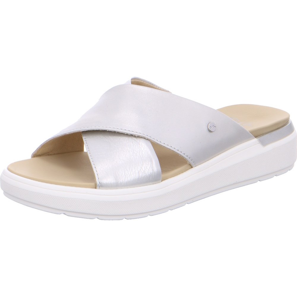 Mules ARA Mules Ibiza Grise Femme | UUH-89477148